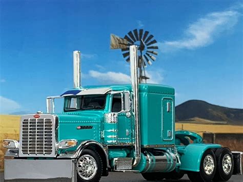 Dcp Teal Pride Class Peterbilt W Flat Top Sleeper Ebay