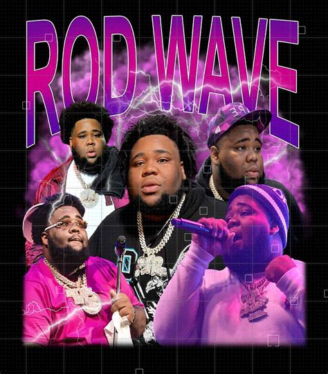 ROD WAVE T Shirt Design Rod Wave Nostalgia 2023 Rap Music Png Retro