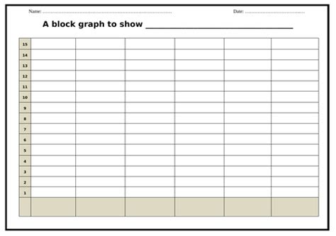 Block Graph Template | Teaching Resources