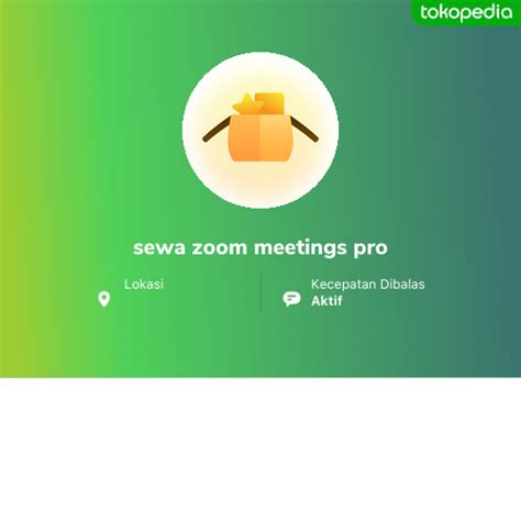 Sewa Zoom Meetings Pro Jatinangor Kab Sumedang Tokopedia