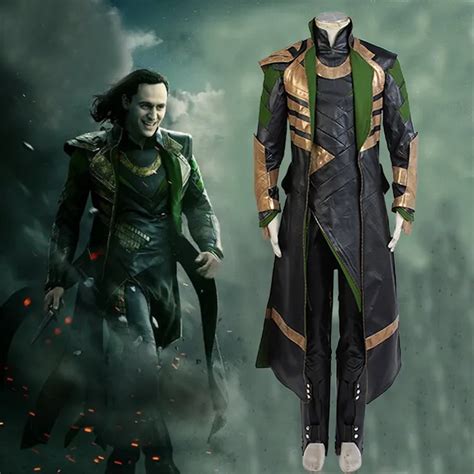 Marvel Thor Costume The Dark World Cosplay Loki Costume Full Sets ...