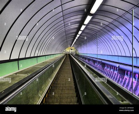 Tyne Pedestrian Tunnel Stock Photo - Alamy