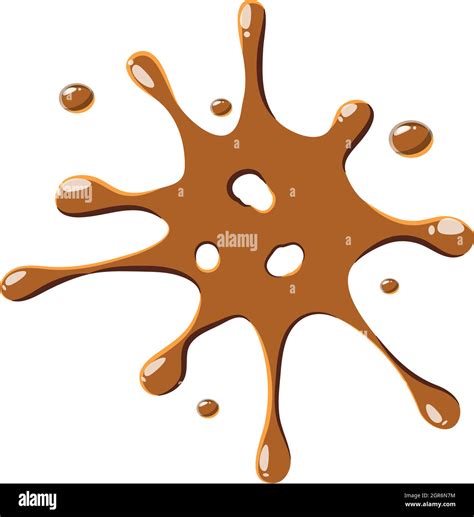 Manchas de color marrón caramelo icono Imagen Vector de stock - Alamy