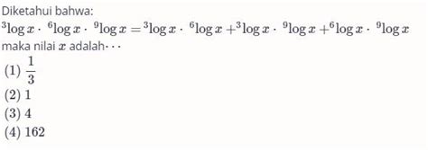 17 Contoh Soal Logaritma Dan Pembahasannya Materi Sma Lengkap