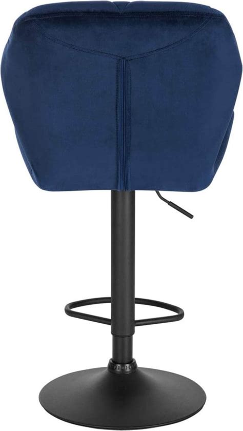 Umbria Navy Blue Velvet Bar Stool Barstool Ie