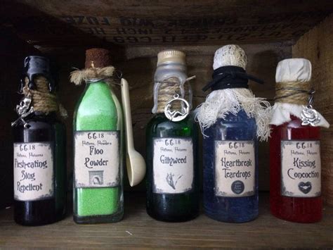 Wizarding Potions Made To Order Etsy Polyjuice Potion Bottles