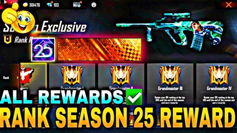 Free Fire Rank Season Reward Rank Season And Reward Rank