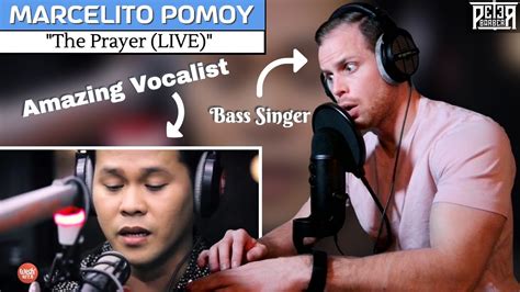 Professional Singer FIRST TIME REACTION ANALYSIS Marcelito Pomoy