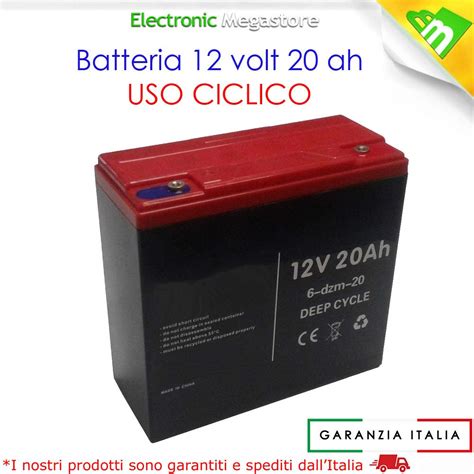 Ciclismo Batteria Ricaricabile Al Piombo Volt Ah Deep Cycle