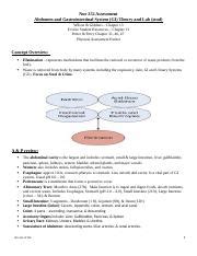 N Student Notes Abdomen Gastrointestinal System Docx Nur