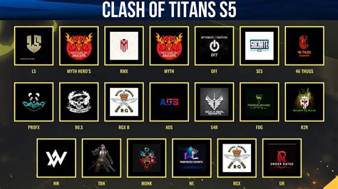 NP CLASH OF TITANS DAY 2 MYTHICAL ESPORTS MYTH YouTube