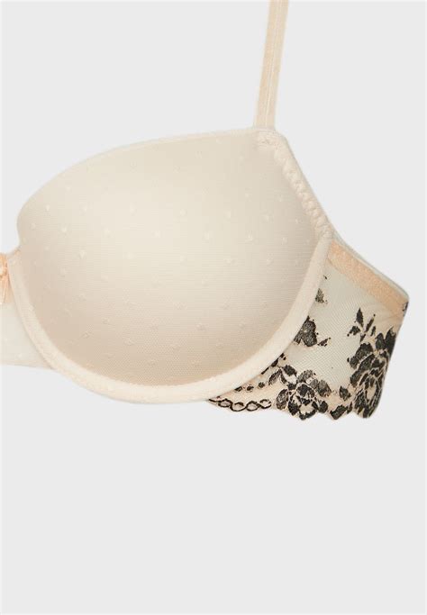 Buy La Senza Beige Light Push Up Balconette Bra For Women In Dubai Abu