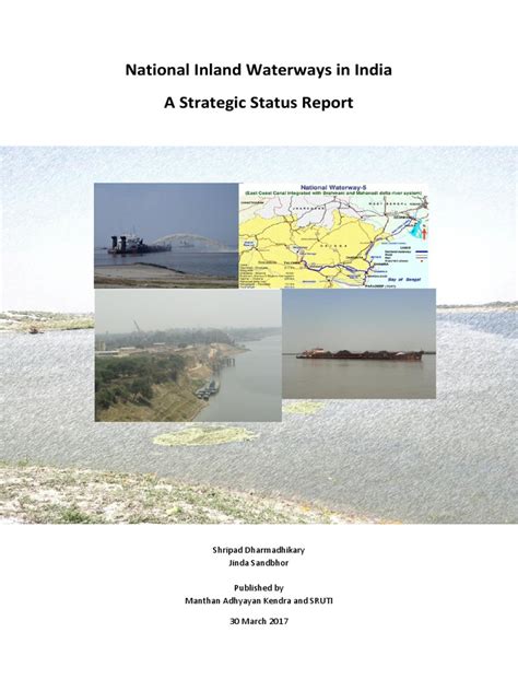 Strategic Report On National Inland Waterways In India Pdf Dredging