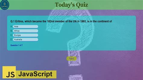 quiz app  html css  javascript  beginners