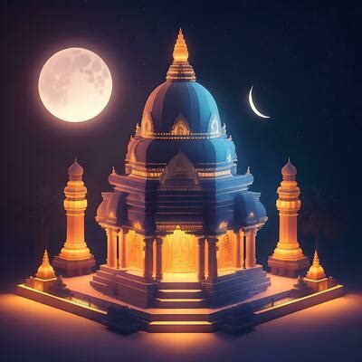 Temple Night Stock Photos, Images and Backgrounds for Free Download