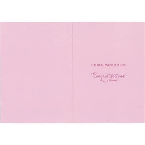 Designer Greetings Moment Of Enlightenment Feminine Funny Graduation