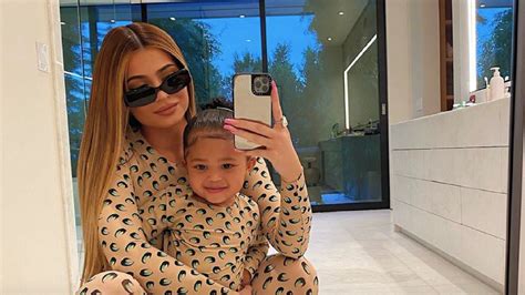 Kylie Jenners Daughter Stormi Tries New Tiktok Challenge