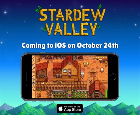 Stardew Valley Coming to iOS on October 24, Pre-Orders Available Now ...