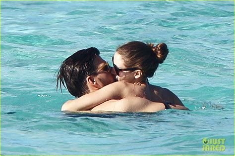 Olivia Palermo Bikini Beach Day With Shirtless Johannes Huebl Photo