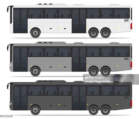 City Bus Vector Set High Res Vector Graphic Getty Images