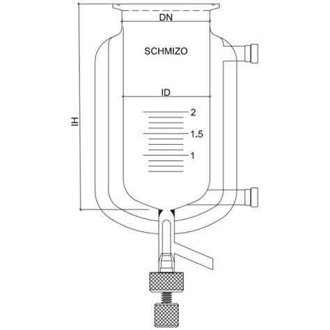 Vacuum Jacketed Reaction Vessel With Bottom Outlet Schmizo Swiss