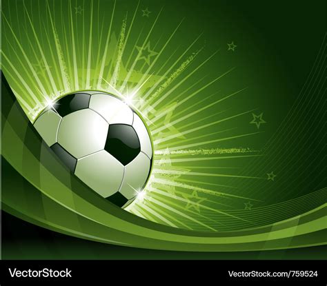 Green soccer background Royalty Free Vector Image