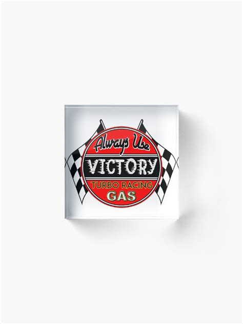 "Victory Racing Gas Fuel Vintage Auto Car Advertising Logo Hot Rods 2 ...