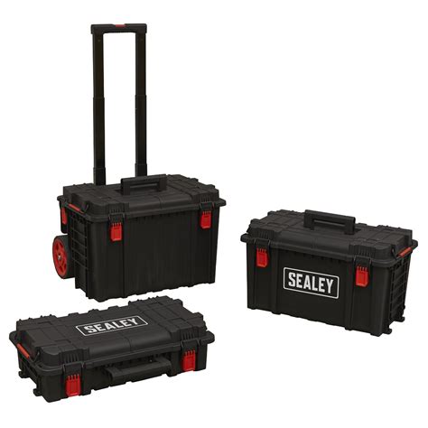 Mobile Storage System Set 3 Pcs Heavy Duty Ap890 Sealey