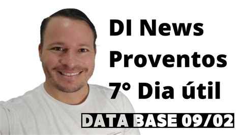 DI News Proventos do 7º Dia útil YouTube