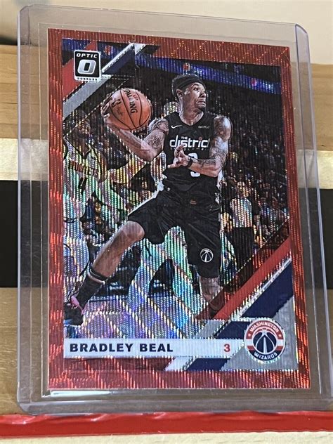 Panini Donruss Optic Red Wave Prizm Bradley Beal Ebay