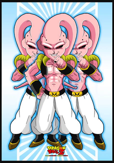 Dragonball Z Majin Boo Absorbe A Gotenks Colour By Triigun On Deviantart