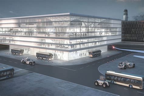 Competition extension South Terminal 3 Airport Vienna - F+P ARCHITEKTEN