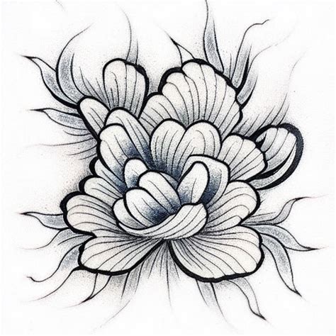 Japanese Flower Tattoo Stencils