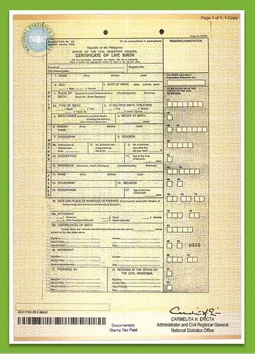 Nso Birth Certificate How To Order