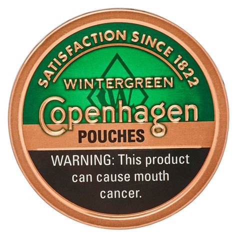 Copenhagen Wintergreen Long Cut Chewing Tobacco 1 2oz Delivered In As