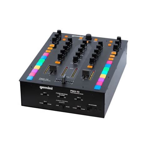 Gemini Pmx 10 Dj Mixer Amplifiers And Mixers From Prebeat Uk