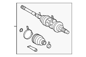 2008 2010 Toyota Highlander Outer Joint 42370 49256 Toyota Parts Center