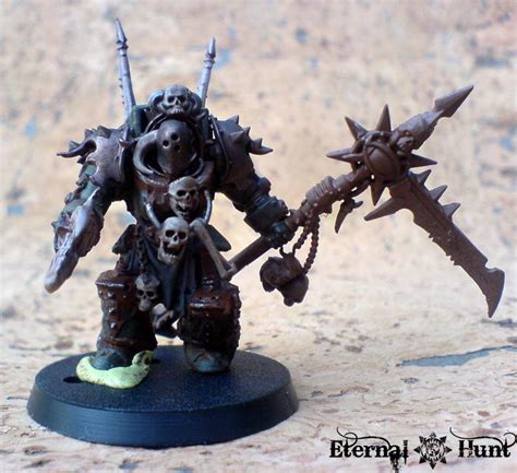 Chaos Chaos Lord Chaos Space Marines Conversion Death Guard Nurgle