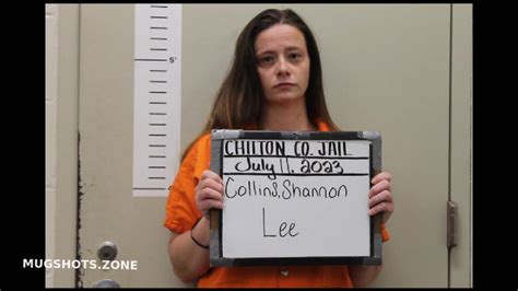 COLLINS SHANNON LEE 07 11 2023 Chilton County Mugshots Zone