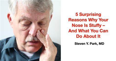 5 Surprising Reasons Why Your Nose Is Stuffy And How To Fix It