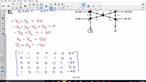 Linear Algebra Network Example Youtube