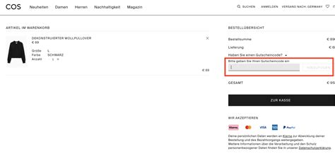 Cos Gutschein Rabattcode F R Januar Trustdeals De