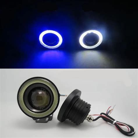 Huiermeimi Pcs Lot Car Fog Lights Angel Eyes Mm Mm Mm Lm Cob