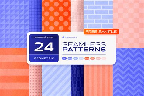 Free Geometric Seamless Patterns :: Behance