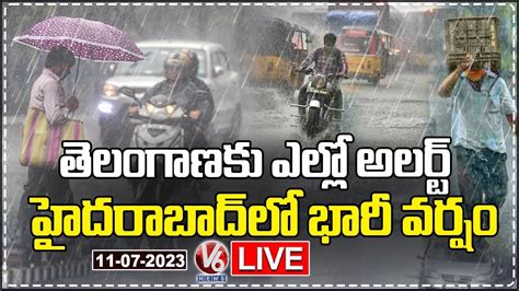 Live Imd Issues Yellow Alert To Telangana Heavy Rains Likely To Hit