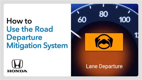 How To Use The Road Departure Mitigation System Rdm Youtube