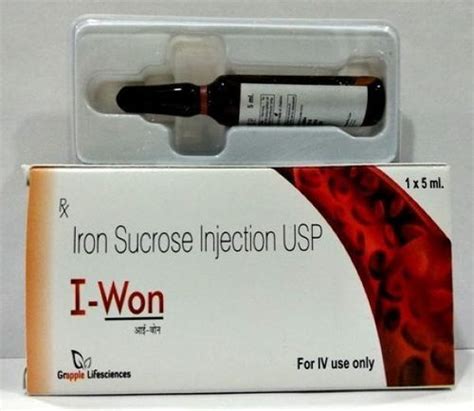 Iron Sucrose Mg Injection At Best Price In Chandigarh Grapple Life