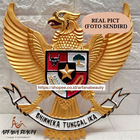 Jual AESTETIC WALLDECOR Garuda Pancasila Hiasan Dinding Lambang Fiber