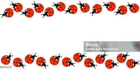 Ladybug Border Clip Art