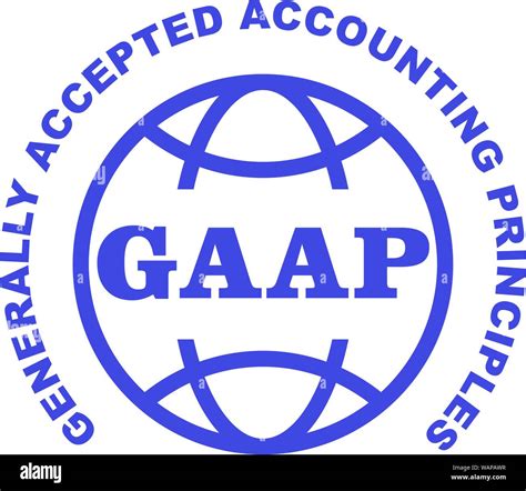 Gaap Stamp Generally Accepted Accounting Principles Emblem Stock